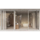 Deante Shower set Silia with bathtub mixer, hand shower, handle - concealed, brushed gold (BQS_R18P)