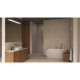 Deante Shower set Silia with bathtub mixer, hand shower, handle - concealed, brushed gold (BQS_R18P)
