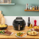 Tefal Мультипіч ActiFry & Grill Genius, 1500Вт, чаша-4л, сенсорне керув., підкл. до смартфону, авто перемішування, пластик, чорно-золотий (FZ775810)