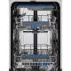 Electrolux Electrolux dishwasher built-in, 10sets, E, 45cm, display, invertor, 3 basket, black (KEMC3211L)