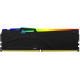 Kingston Пам'ять ПК DDR5 128GB KIT (64GBx2) 5600 FURY Beast RGB (KF556C40BBAK2-128)