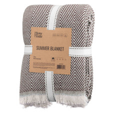 ARDESTO Summer blanket 140х190cm, 100% cotton, brown (ART0915SR)