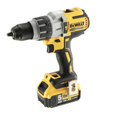 DeWALT XR Li-Ion 18V Cordless Impact Drill/Driver, 2x5Ah battery, 95 Nm, 0-500/1500/2250 rpm, 0-8600· 25,500·38,250 impacts/min, TSTAK case, weight 1.6 kg (DCD996P2)