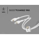 Belkin Cable USB-С - USB-C BRAIDED SILICONE, strap with magnet, 1m, white (CAB011BT1MWH)