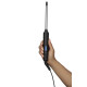 Remington urling iron Pro Tight Curl Wand, 25V, temp. modes-10, D-10mm, 130-220С, display, ceramics, tourmaline, gray-black (CI6X10)