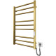 Mario towel dryer electric Premium Classic-ITR K, 800х500х80mm, timer-regulator, inox, gold (2.2.1608.03.G)