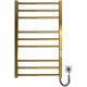 Mario towel dryer electric Premium Classic-ITR K, 800х500х80mm, timer-regulator, inox, gold (2.2.1608.03.G)