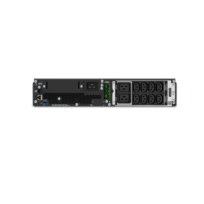 APC ИБП Smart-UPS Online 2200VA/1980W, RM 2U, LCD, USB, RS232, 8x13, 2xC19 (SRT2200RMXLI)