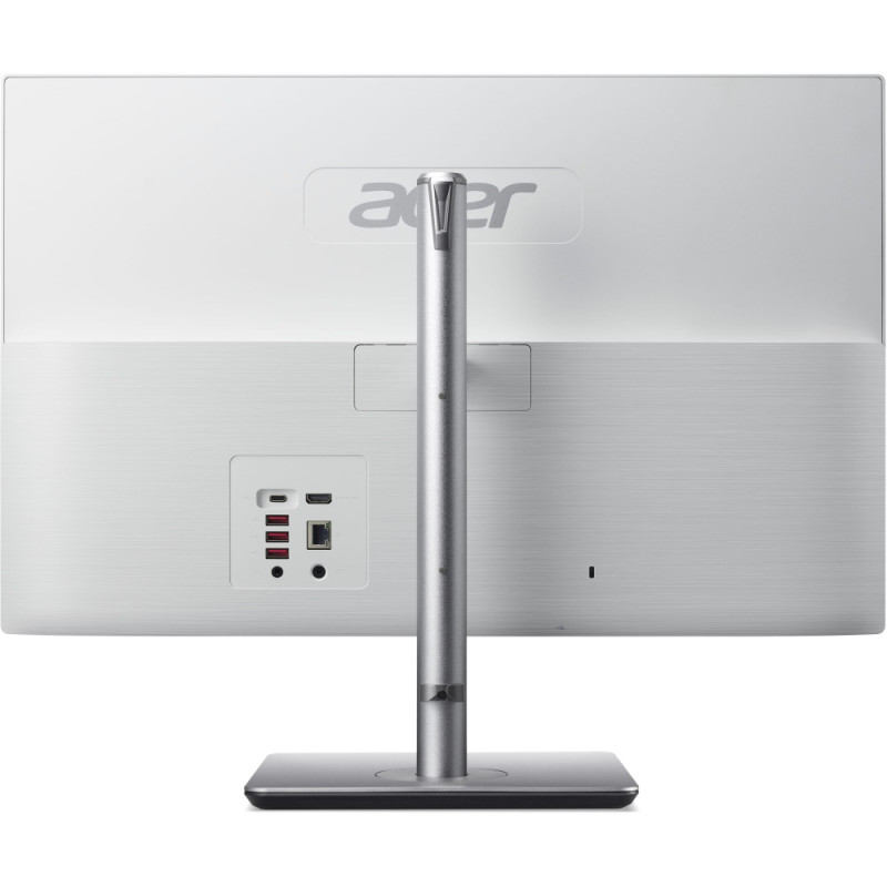 Acer ПК Моноблок Aspire C24-195ES 23.8" FHD Intel U5-125U, 16GB, F512GB, UMA, WiFi, кл+м, 3г, без ОС, серый (DQ.BM4ME.002)