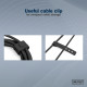 Digitus USB Silicone connection cable, USB-C - USB-C 1m, USB 3.2 Gen2, 10G, 4K, 100W, black (AK-300342-010-S)