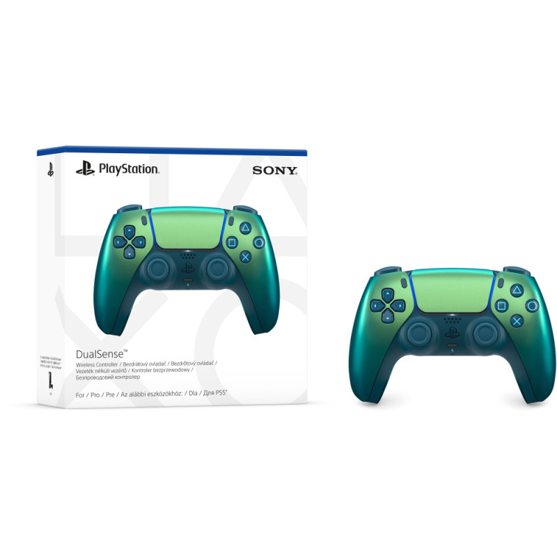 PlayStation Gamepad 5 Dualsense BT, Chrome Teal (1000044474)