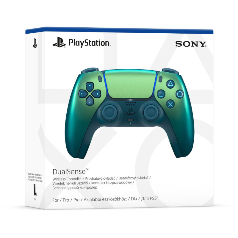PlayStation Gamepad 5 Dualsense BT, Chrome Teal (1000044474)