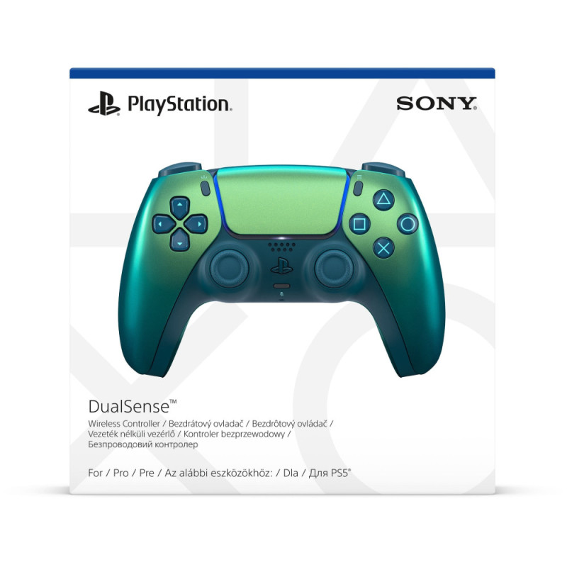PlayStation Gamepad 5 Dualsense BT, Chrome Teal (1000044474)