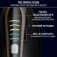 Tefal Утюг-парогенератор Pro Express Vision, 3000Вт, 1800мл, паровой удар -800гр, постоянный пар - 180гр, керам. подошва, черно-золотой (GV9823E1)