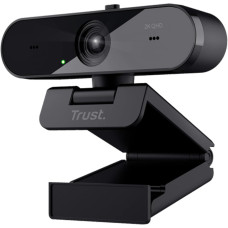 Trust Вебкамера Trust Taxon ECO, 2K QHD, 30 fps, auto focus, OEM BOX, чорний (24733_TRUST)