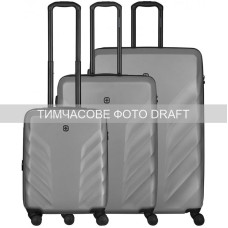 Wenger Набір валіз Wenger, Motion 3 в 1, (S,M,L), пластик, 4 колеса, сірий (612711)
