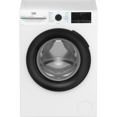 Beko WM Beko front load, 8kg, 1400, A, 55cm, display, invertor, steam, white (BM3WFSU48415WB)