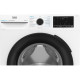 Beko WM Beko front load, 8kg, 1400, A, 55cm, display, invertor, steam, white (BM3WFSU48415WB)