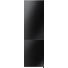 Gorenje Холодильник с нижней морозильной камерой, 200х60х60см, 2 двери, 238(98)л, А+, NF+, Зона светового излучения, Внешний дисплей, черный (NRK620EABK4)
