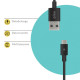 Дата кабель USB 2.0 AM to USB-C 2.0m black Piko (1283126493850)