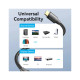Кабель мультимедийный HDMI M to HDMI M 20.0m 1080p60Hz cotton braided black Vention (ALLBQ)