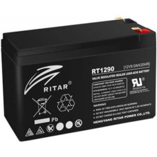 Батарея к ИБП Ritar AGM RT1290B, 12V-9Ah, Black (RT1290B)