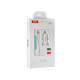 Зарядное устройство XO 2xUSB 2.1A + cable USB to Lightning white (TZ08-L-WH)