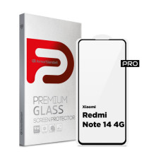 Скло захисне Armorstandart Pro Xiaomi Redmi Note 14 4G Black (ARM79679)