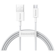 Дата кабель USB 2.0 AM to Micro 5P 2.0m Superior Fast Charging 2A white Baseus (CAMYS-A02)