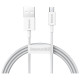 Дата кабель USB 2.0 AM to Micro 5P 2.0m Superior Fast Charging 2A white Baseus (CAMYS-A02)