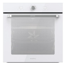 Gorenje Духова шафа електрична, 77л, A, пара, дисплей, макс.темпер.-300, білий (BOS6737SYW)