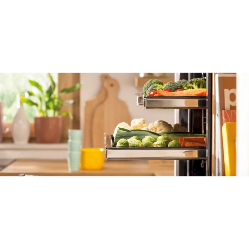 Gorenje Духова шафа електрична, 77л, A, пара, дисплей, макс.темпер.-300, білий (BOS6737SYW)