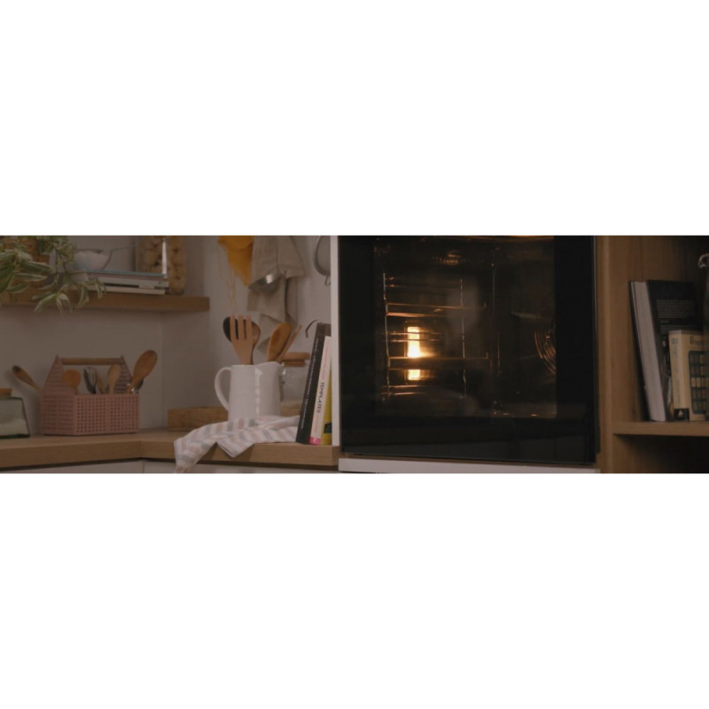Gorenje Духова шафа електрична, 77л, A, пара, дисплей, макс.темпер.-300, білий (BOS6737SYW)