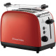 Russell Hobbs Toaster Colours Plus, 1600W, inoxав., heating, defrosting, red (26554-56)