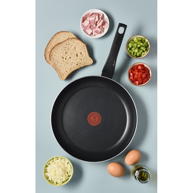 Tefal Frying pan Family Day, 28cm, aluminum, bakelite, glass, black (B5660653UA)