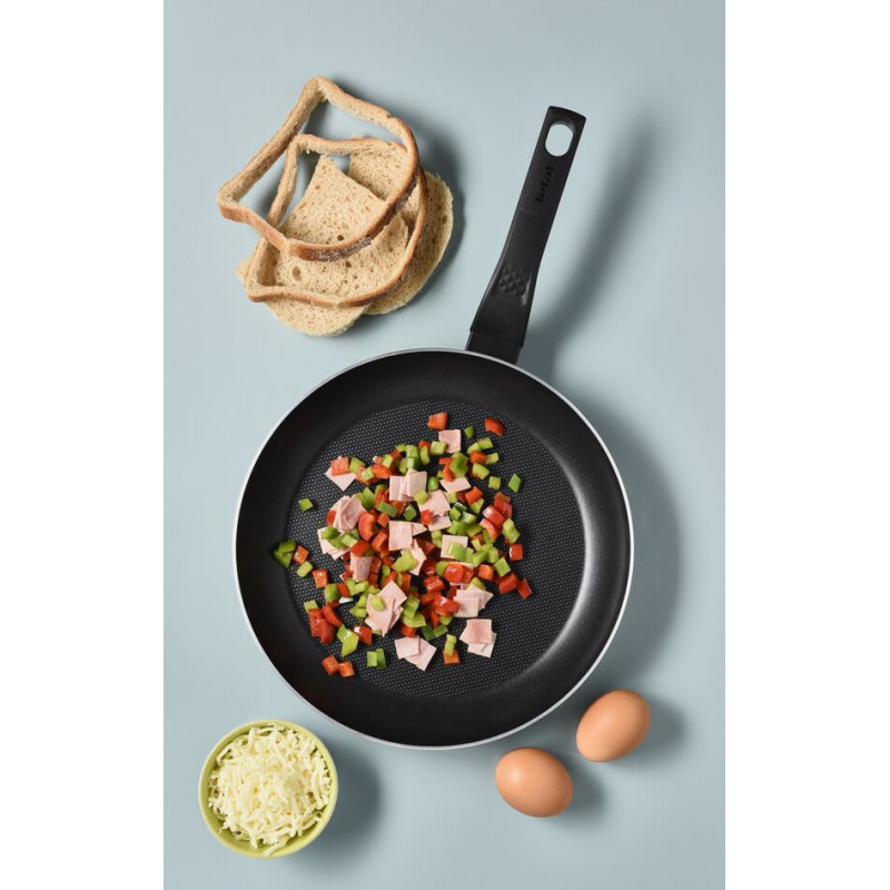 Tefal Frying pan Family Day, 28cm, aluminum, bakelite, glass, black (B5660653UA)