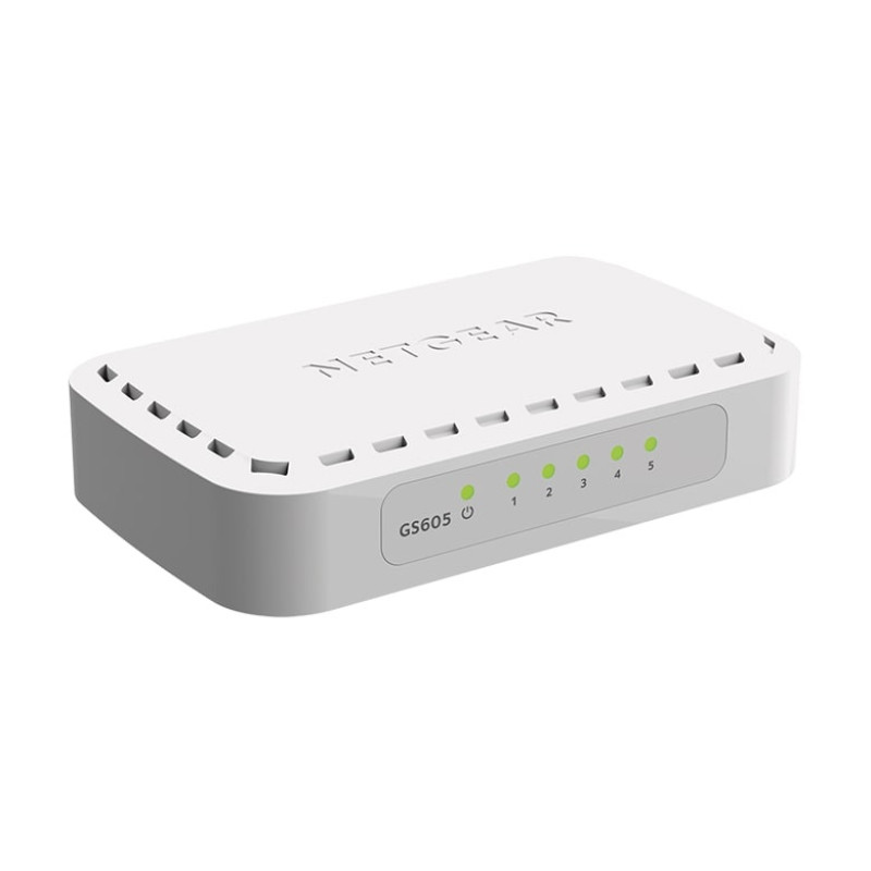 NETGEAR Коммутатор GS605 5xGE, некерований (GS605-400PES)