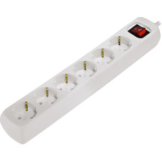 HAMA Мережевий подовжувач Multiple 6XSchuko 3G*1.5мм ws 3м White (00030533)