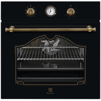 Electrolux Oven electrical Rococo, 72L, A, convection, telescopic rails, black (EOA5220AOR)