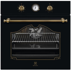 Electrolux Духова шафа електрична Rococo, 72л, A, конвекція, телескопічні напрямні, чорний (EOA5220AOR)