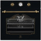 Electrolux Духовой шкаф электрический Rococo, 72л, A, конвекция, телескопические направляющие, черный (EOA5220AOR)