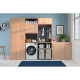 Indesit WM front load, 6kg, 1200, A+++, 44.6cm, display, steam, invertor, black door, white (IM602BMYTIMEUA)