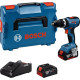 Bosch cordless screwdriver-drill GSB 18V-65 18V 2x5A h 31 65Nm 0-2100 rpm ZP GAL18V-40 case 1.12kg (0.601.9N3.303)