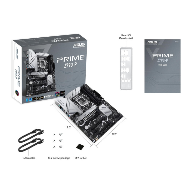 ASUS PRIME Z790-P s1700 Z790 4xDDR5 M.2 HDMI DP ATX (90MB1CK0-M1EAY0)