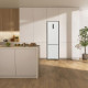 Gorenje BF Ref, 203x66x60sm, 2 doors., 283(130) L, А+, Total NF, Fresh zone, Invertor, Ext. display, Wi-Fi, white (NRB620E61W4WFE)