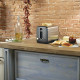 Gorenje Тостер Gorenje, 950Вт, функц. розморожування, автовідключення, пластик + металл, чорний (T1100CLBK)