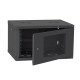 Шкаф настенный Ipcom 4U, 600*350, перфорация, RAL9005 (СН-4U-060х035-ДП-9005)