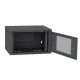 Шкаф настенный Ipcom 4U, 600*350, перфорация, RAL9005 (СН-4U-060х035-ДП-9005)