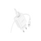 Зарядное устройство BOROFONE BA82A Platinum USB-C PD25W + cable USB-C to Lightning White (6941991112263)