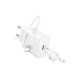 Зарядное устройство BOROFONE BA82A Platinum USB-C PD25W + cable USB-C to Lightning White (6941991112263)